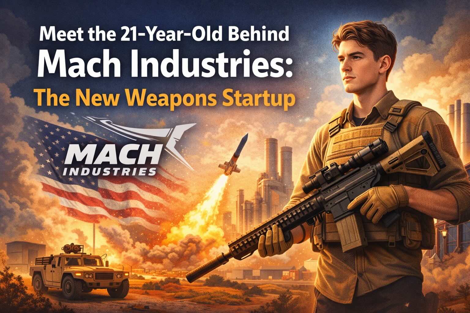 21-Year-Old Founder’s Defense Startup Mach Industries Lands Major U.S. Army Contract