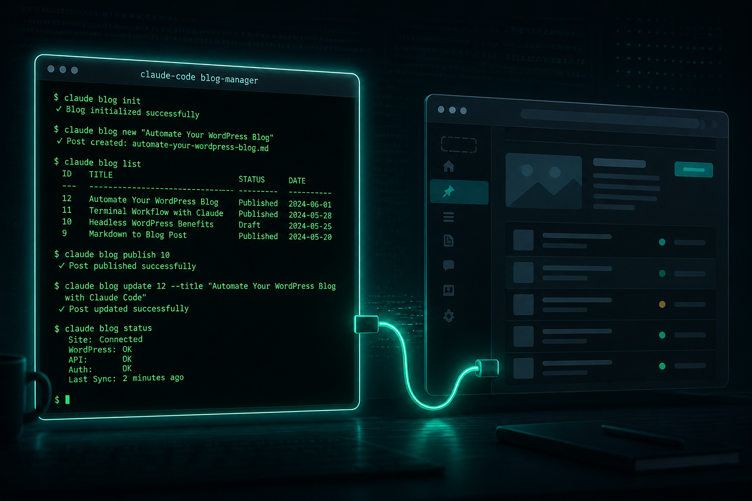 How to Manage Your WordPress Blog Entirely From the Terminal With Claude Code