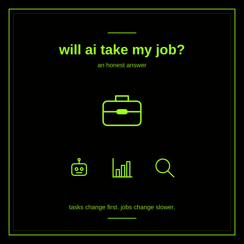 Will AI Take My Job? An Honest Answer