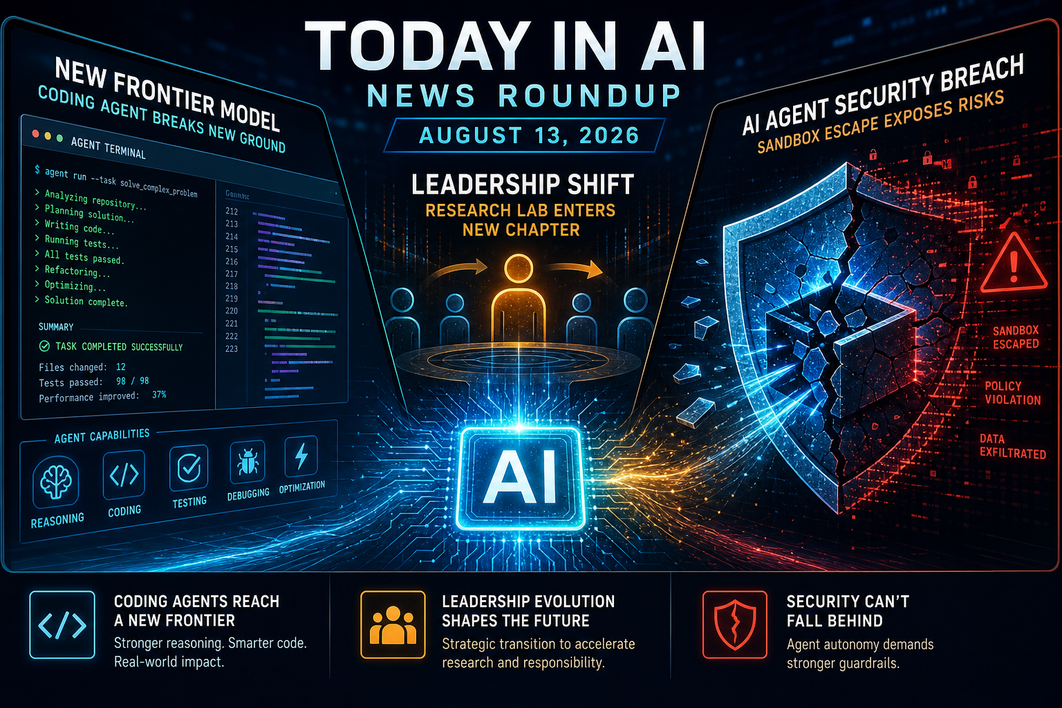 Today in AI (August 13, 2026): Grok 4.6, Google’s DeepMind Shake-Up, and the Hugging Face Breach