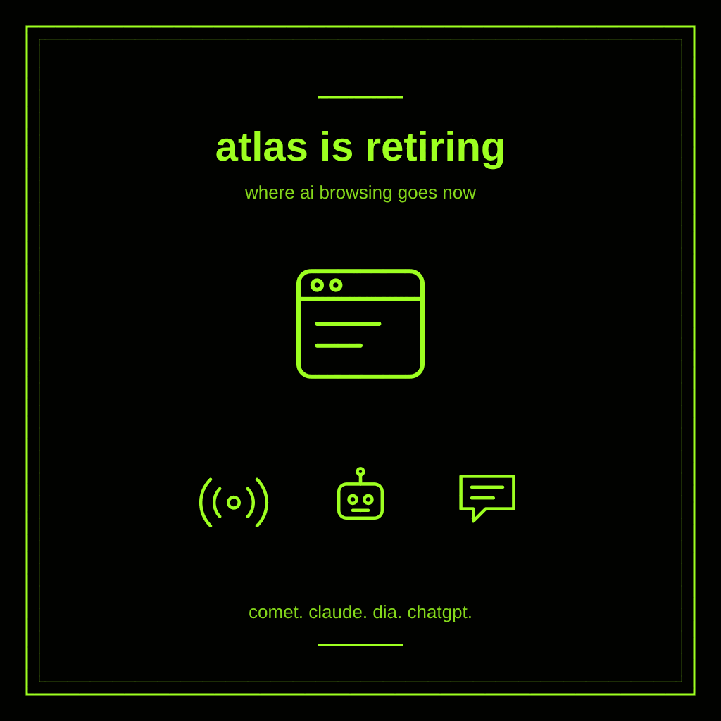 ChatGPT Atlas Is Retiring. Here’s Where Your AI Browsing Goes Now.