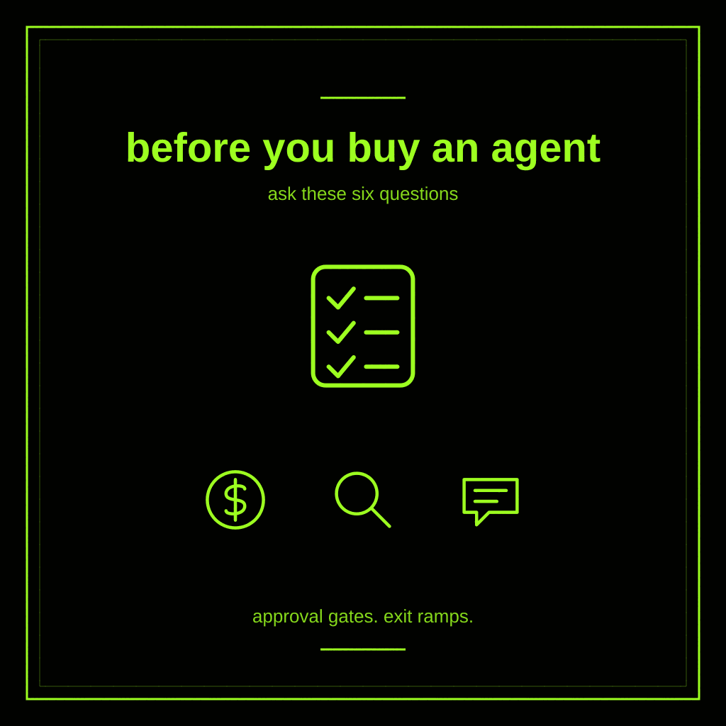Before You Buy an AI Agent, Ask These Six Questions