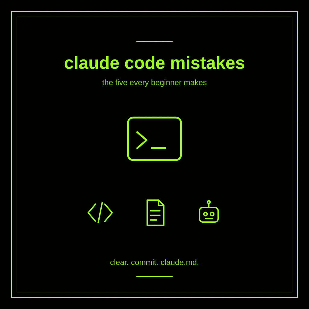 The 5 Claude Code Mistakes Every Beginner Makes