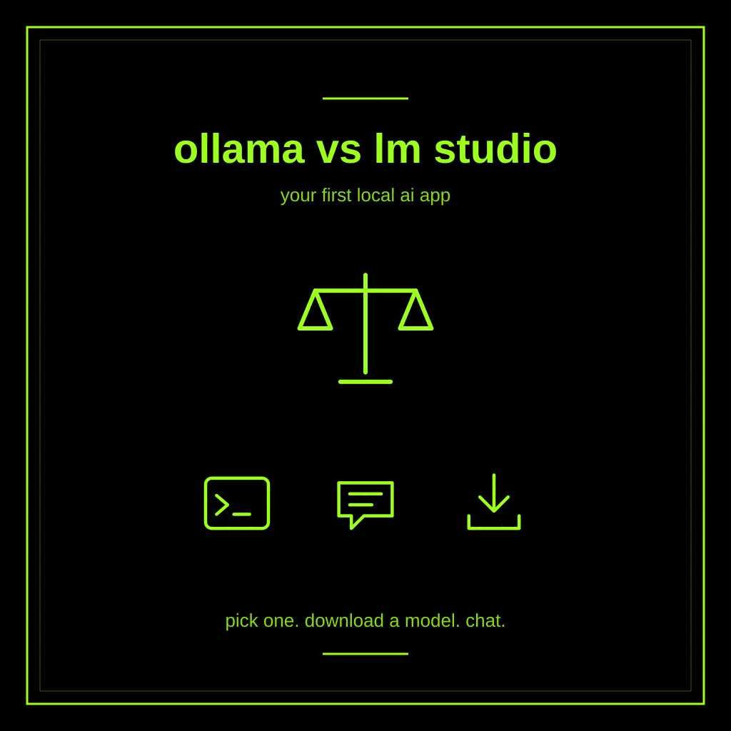 Ollama vs. LM Studio: Which Local AI App Should You Start With?