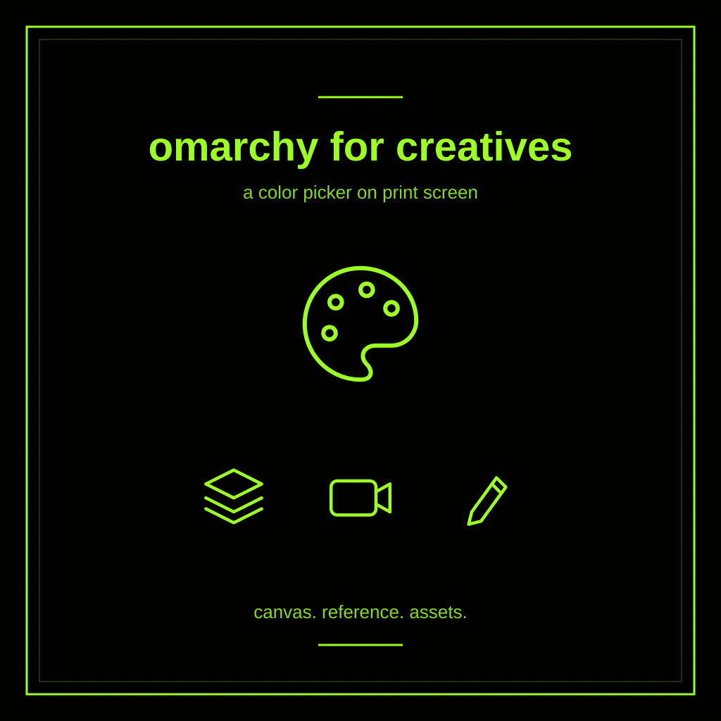 Omarchy for Creatives and Designers: A Color Picker on the Print Screen Key