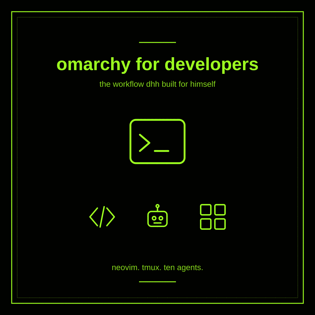 Omarchy for Developers: The Workflow DHH Built for Himself