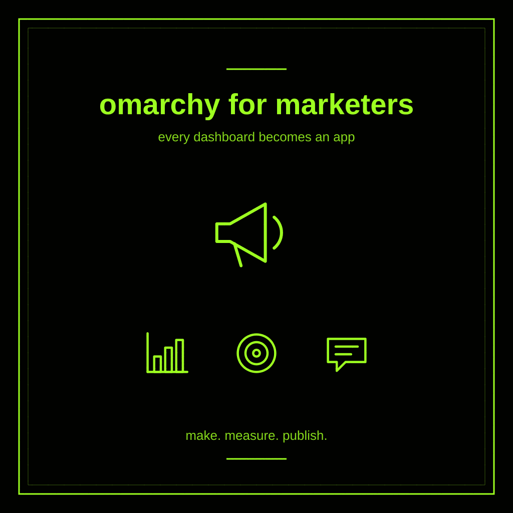 Omarchy for Marketers: Turn Every Dashboard Into an App With a Hotkey