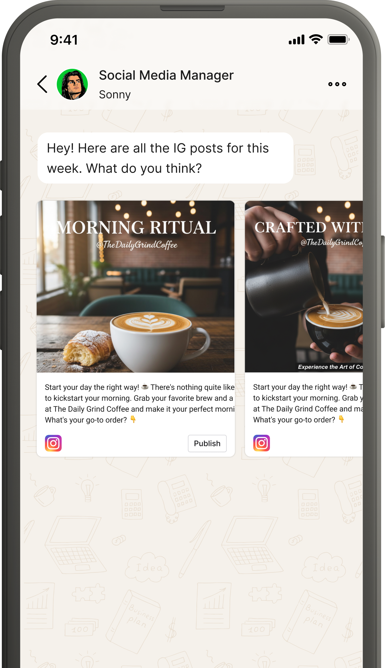 Marblism product screenshot