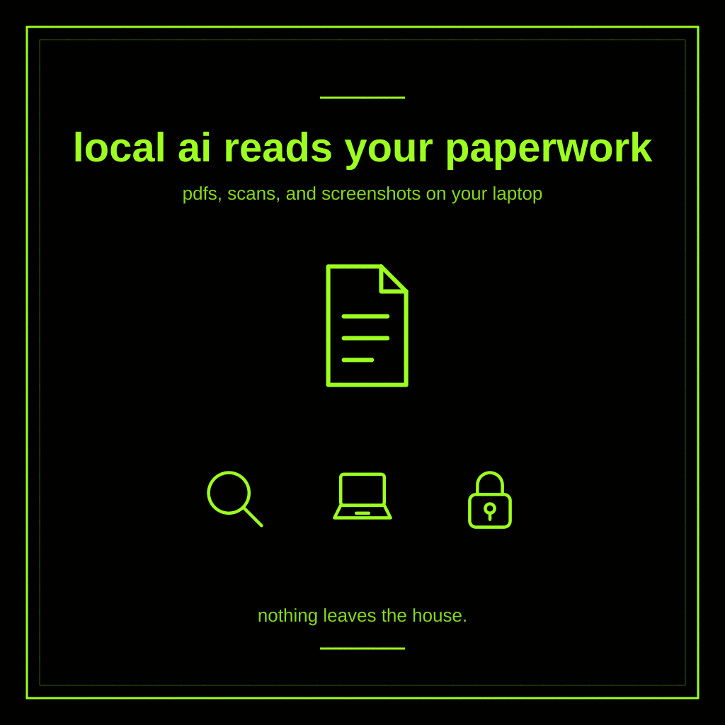 Can Your Laptop Read Your Paperwork? Small Local AI Models for PDFs, Scans, and Screenshots