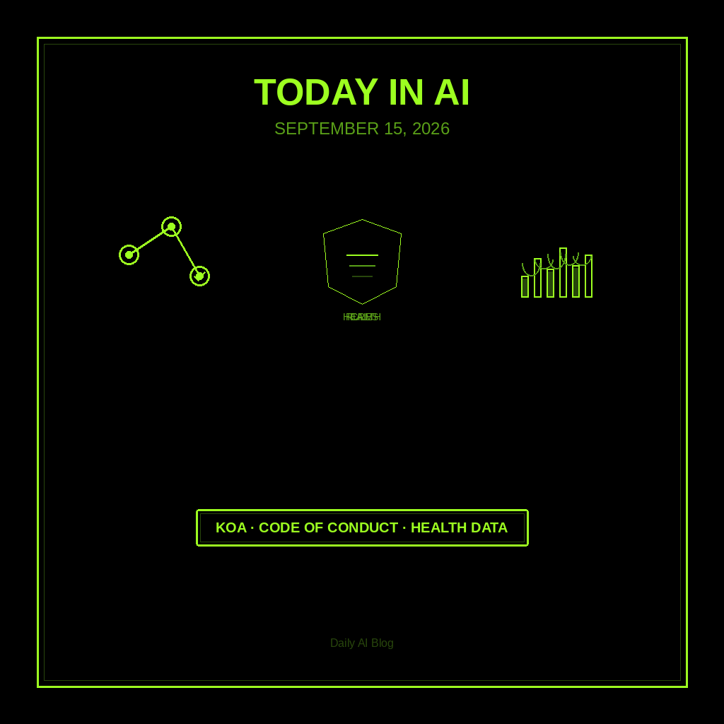 Today in AI (September 15, 2026): Salesforce Ships a CRM Brain, Microsoft Writes Rules, OpenAI Funds Health Data