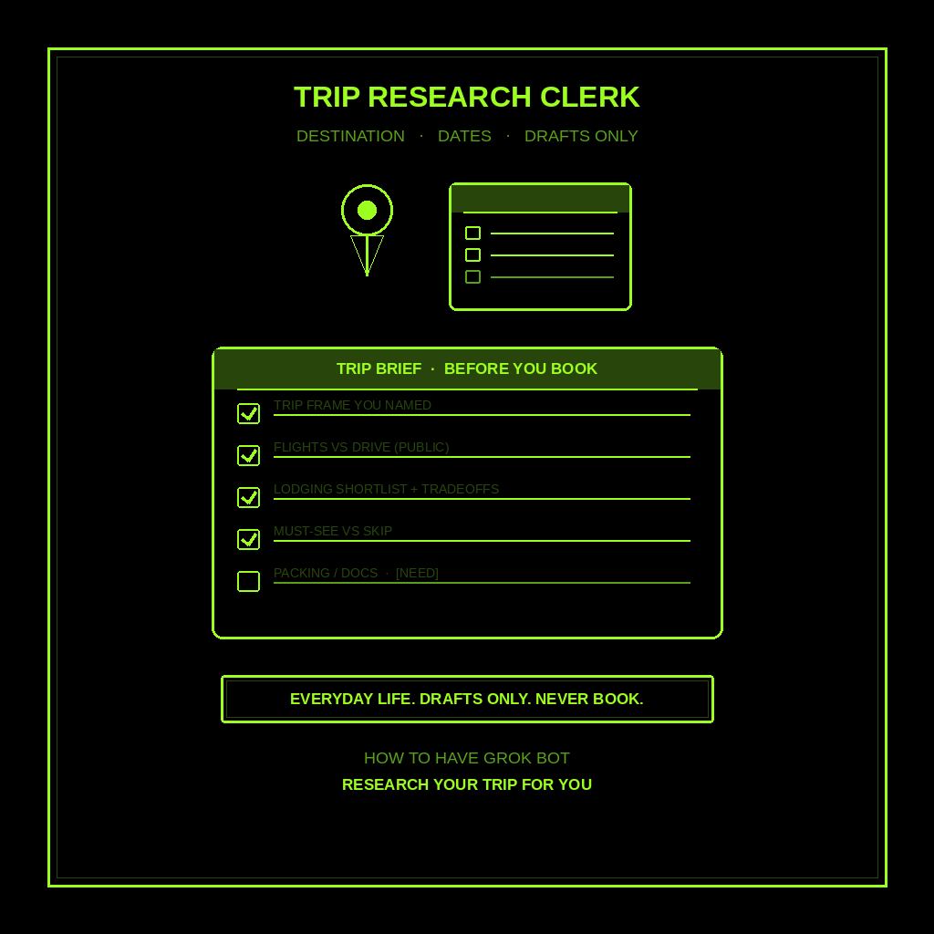 How to Have Grok Bot Research Your Trip for You (Step-by-Step)